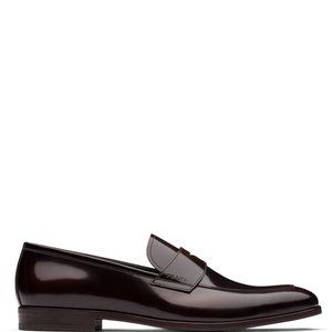 Prada penny slot loafers